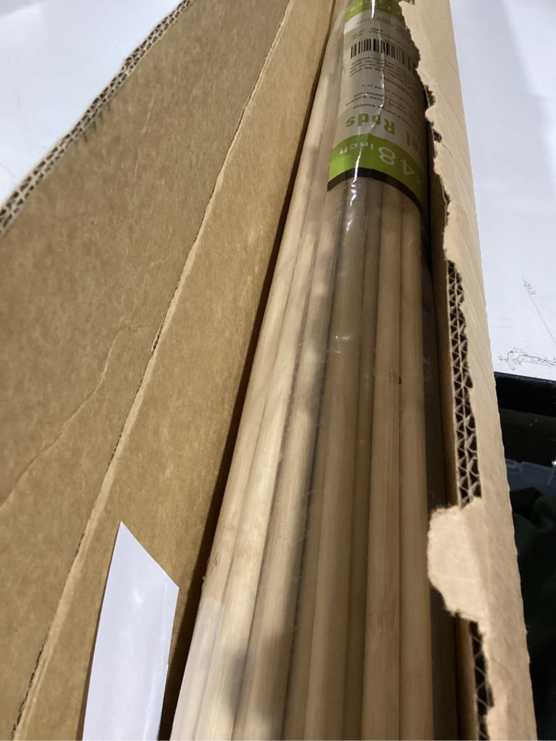 Condition photo showing Good Condition for 25PCS Dowel Rods Wood Sticks Wooden Dowel Rods - 1/2 x 48 Inch Unfinished Bamboo Sticks - for Crafts and DIYers