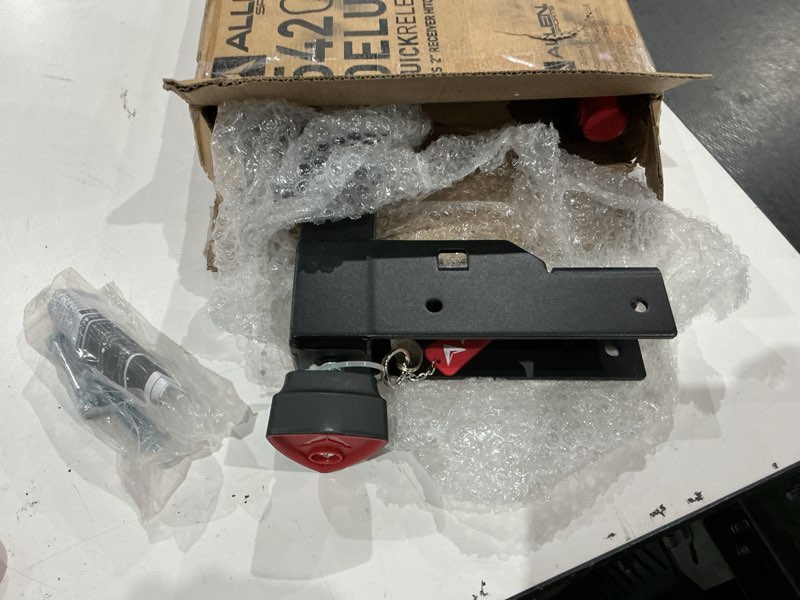 Condition photo showing Good Condition for allen sports deluxe locking quick release 4-bike carrier for 2 inch hitch, model 542qr, black deluxe locking bike carrier black