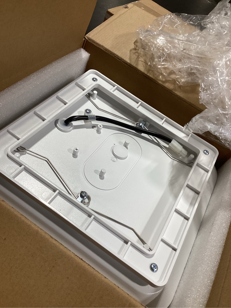 Condition photo showing As Is for fitop bathroom exhaust fan with light, 110 cfm 43w 1200lm ceiling mount shower ventilation exhaust with light, 1.0 sones bathroom vent with light, bathroom fan led light 3000k/4000k/5000k white