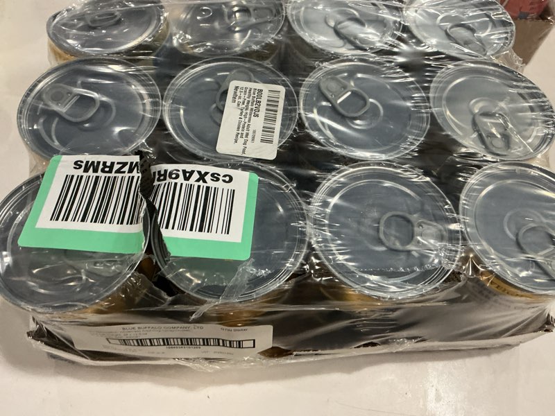 Condition photo showing New/Like New for Blue Buffalo Wilderness Adult Wet Dog Food, Healthy Weight, High-Protein and Grain-Free, Turkey & Chicken Recipe, 12.5-oz Can (BEST BY 01/30/2028)