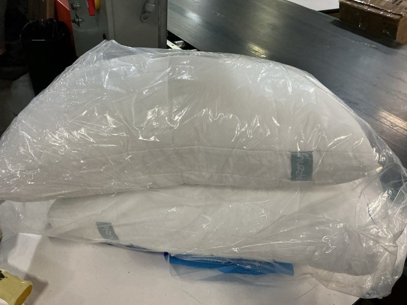 Condition photo showing New/Like New for Nuzzle Cooling Adjustable Pillow for Side Sleepers, Luxury Standard Size Set of 2 Bed Pillow Hotel Collection - Best Adjust Height Soft Firm Pillow for Back, Stomach or Side Sleepers - Home Gifts Standard SIze (Set of 2) White
