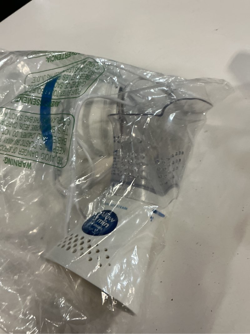 Condition photo showing New/Like New for vicks sinus inhaler - non-medicated steam relief for allergies, congestion, cough & colds, vocal steamer, soothes nasal & throat passages, works with vapopads (1 included) 1 count (pack of 1) inhaler