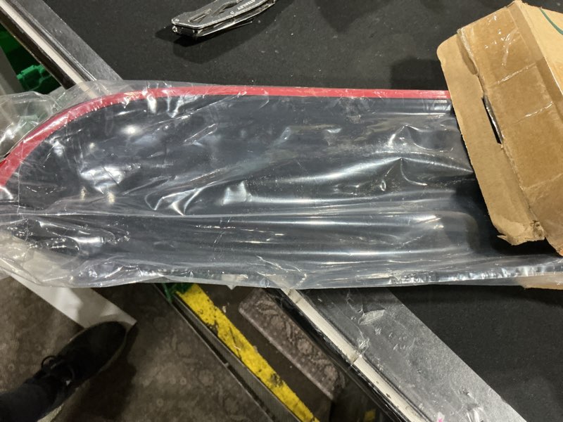 Condition photo showing As Is for 42.5" 1062mm Moon Sunroof Wind Deflector Visor Black Dark Smoke with Tape Universal Smoke Black Sun/Rain Guard for Sun/Moon Roof