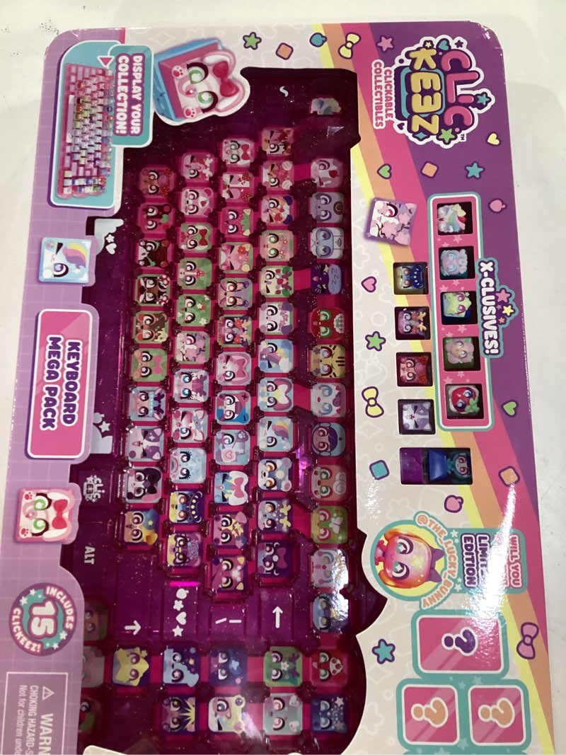 Condition photo showing New/Like New for Keyboard Mega Pack - The Ultimate Starter Set | Includes Storage Keyboard & 15 with Exclusive Mega Pack Characters | Clickable Collectibles | Ages 6+