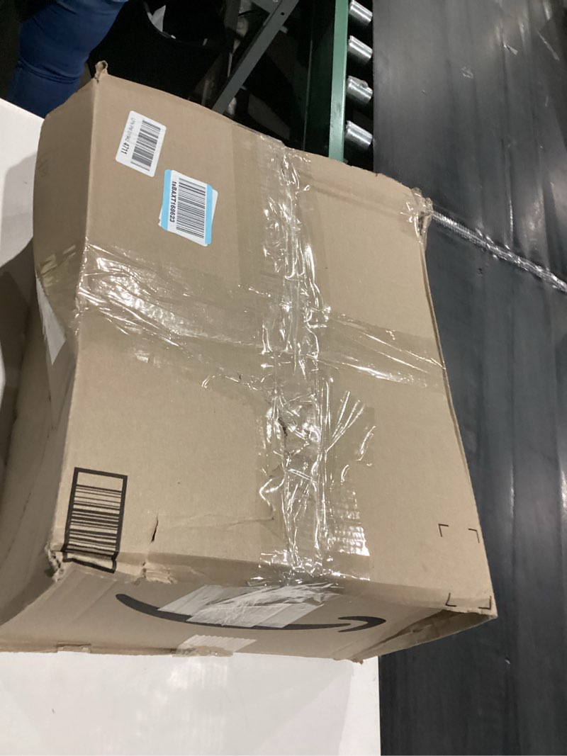 Condition photo showing As Is for Vintage Arca Rug, Yellow, 8' x 10' New