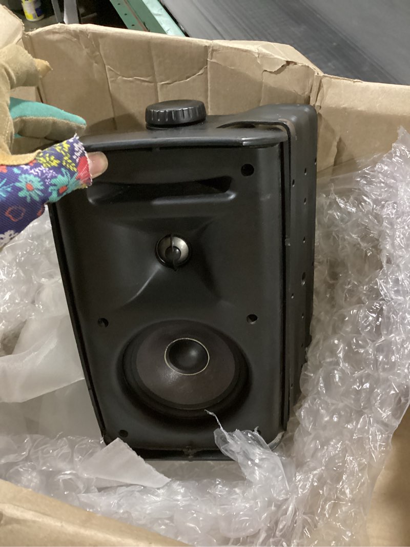 Condition photo showing As Is for Polk Audio Atrium 8 Outdoor Speaker with Powerful Bass (Each, Black), All-Weather Durability, Broad Sound Coverage, Speed-Lock Mounting System Black 1 Speaker Atrium 8
