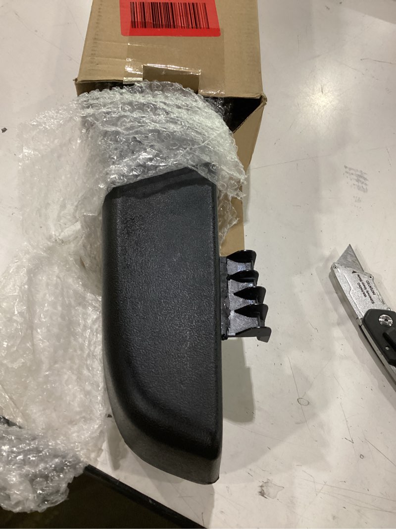 Condition photo showing As Is for incomplete only one black front driver & passenger side door armrest handle fit for 1999-2006 chevy suburban silverado sierra tahoe avalanche escalade & gmc yukon replace 88981545 88981542 black small - left and right