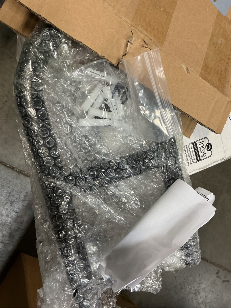 Condition photo showing Good Condition for handrails for outdoor steps,stair railing indoor 1-3 step?hand rails for elderly, porch railing & deck hand rail wall mount stair hand grab bars, u-shape safety handle for garage, porch, garden 1 pack