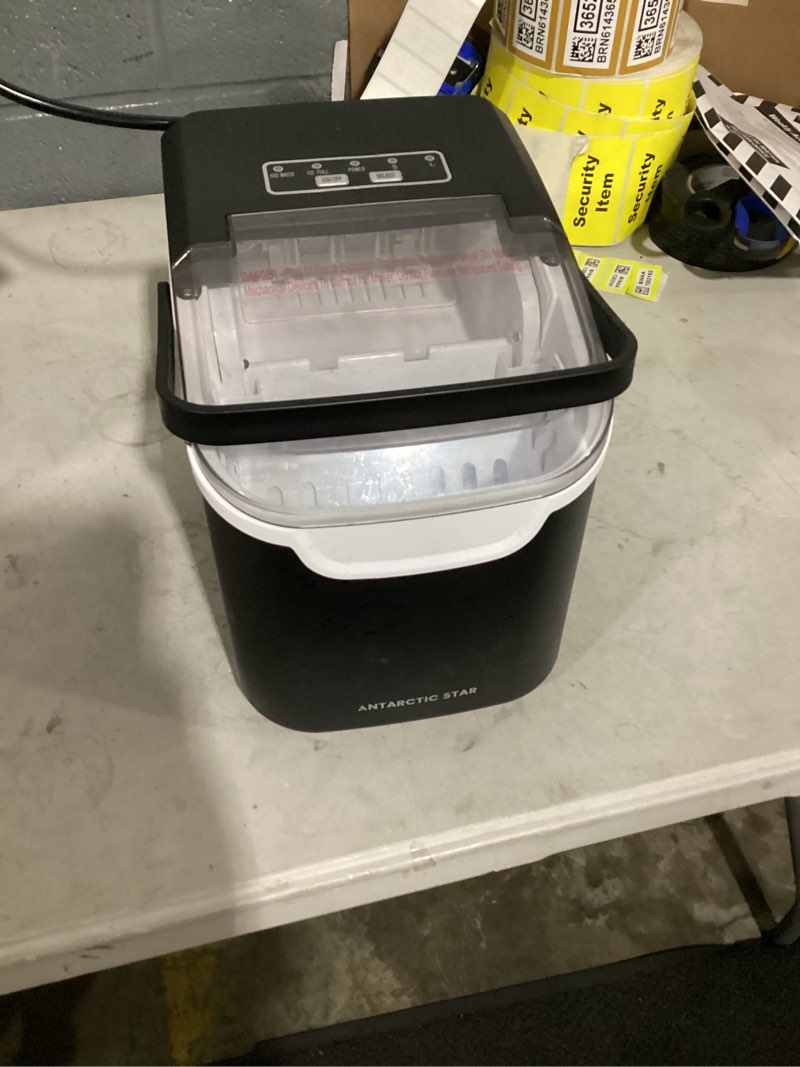 Condition photo showing As Is for antarctic star countertop ice maker
