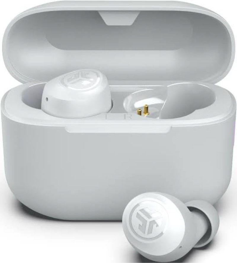 Condition photo showing As Is for jlab go pop+ true wireless earbuds