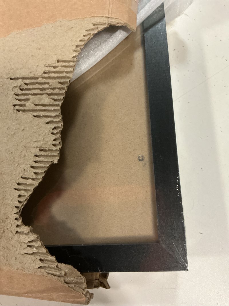 Condition photo showing New/Like New for mxtallup 9x22 picture frame solid wood poster frame for wall 9x22 photo frames family black (t22b922)