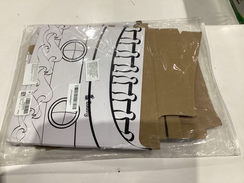 Condition photo showing Good Condition for Eaasty Coloring Pirate Ship Cardboard Boat Playhouse for Kids Crafts DIY Large Kids Outdoor Playhouse Toy for Toddlers to Color Pirate Halloween Party Decorations