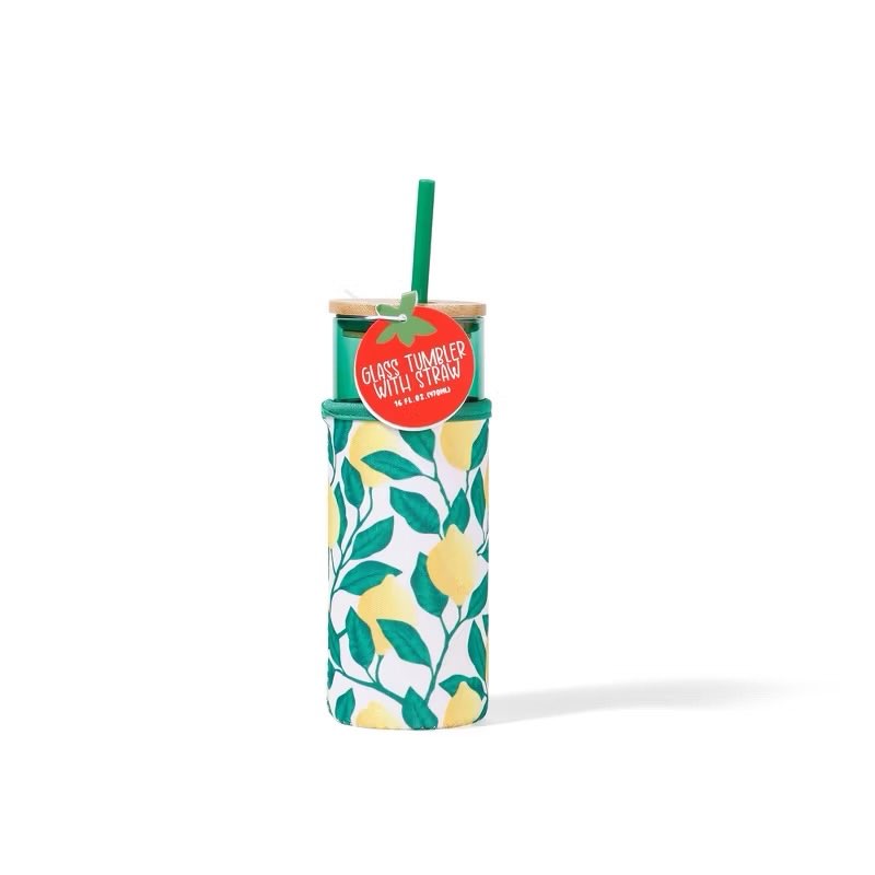 Case Pack Of 6))16.91 fl oz Vivitar Iced Coffee Cup Green Different Color 