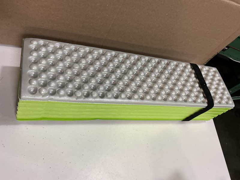Condition photo showing Good Condition for foam camping pads for sleeping, foldable closed cell foam camping mattress, waterproof outdoor sleeping mat for ultralight backpacking thru-hiking