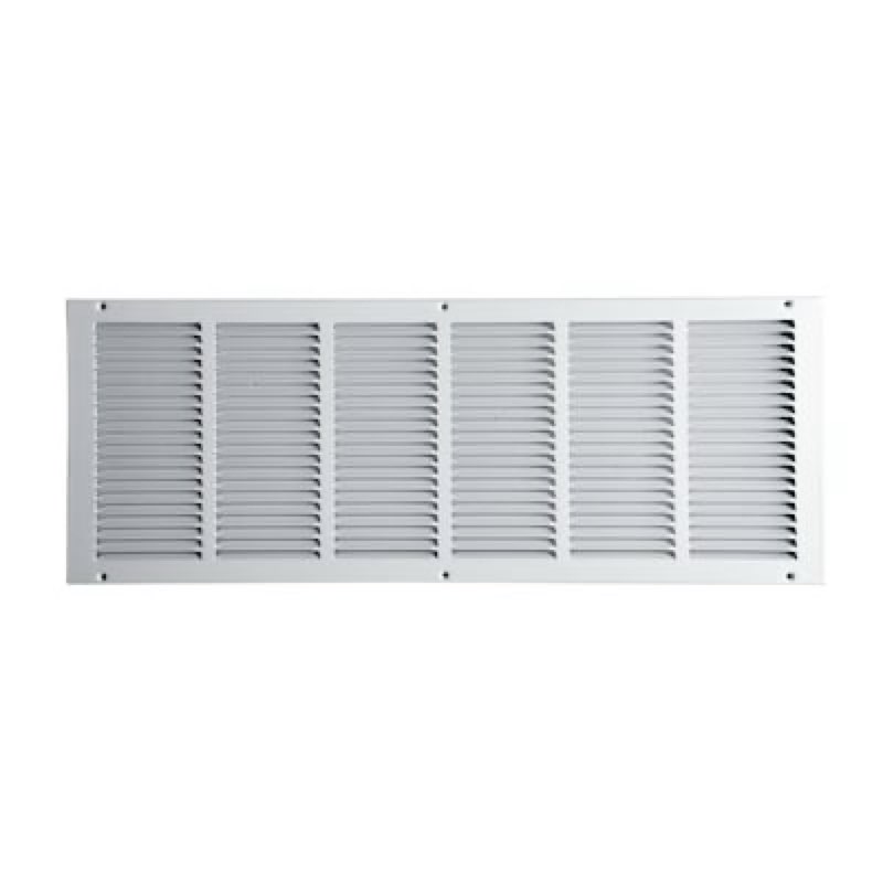 reliabilt 30-in x 10-in steel white sidewall/ceiling grille
