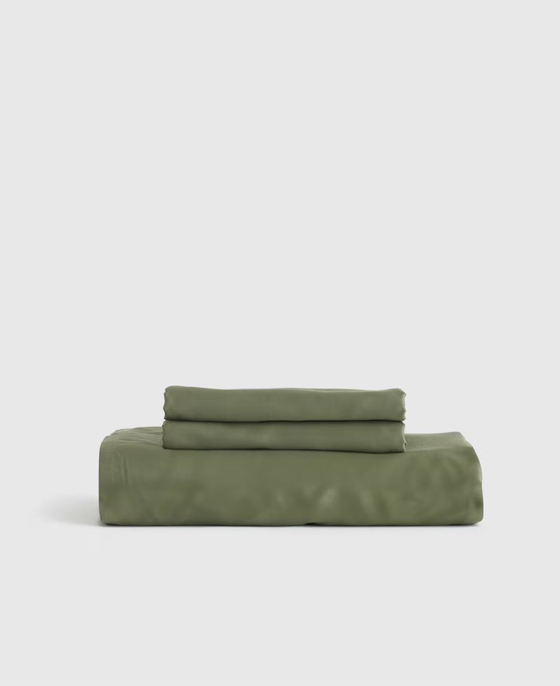 quince bamboo fitted sheet set( full) 