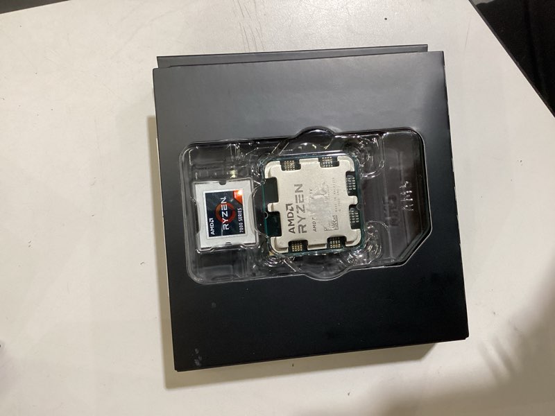 Condition photo showing As Is for amd ryzen 7 7700x 8-core, 16-thread unlocked desktop processor