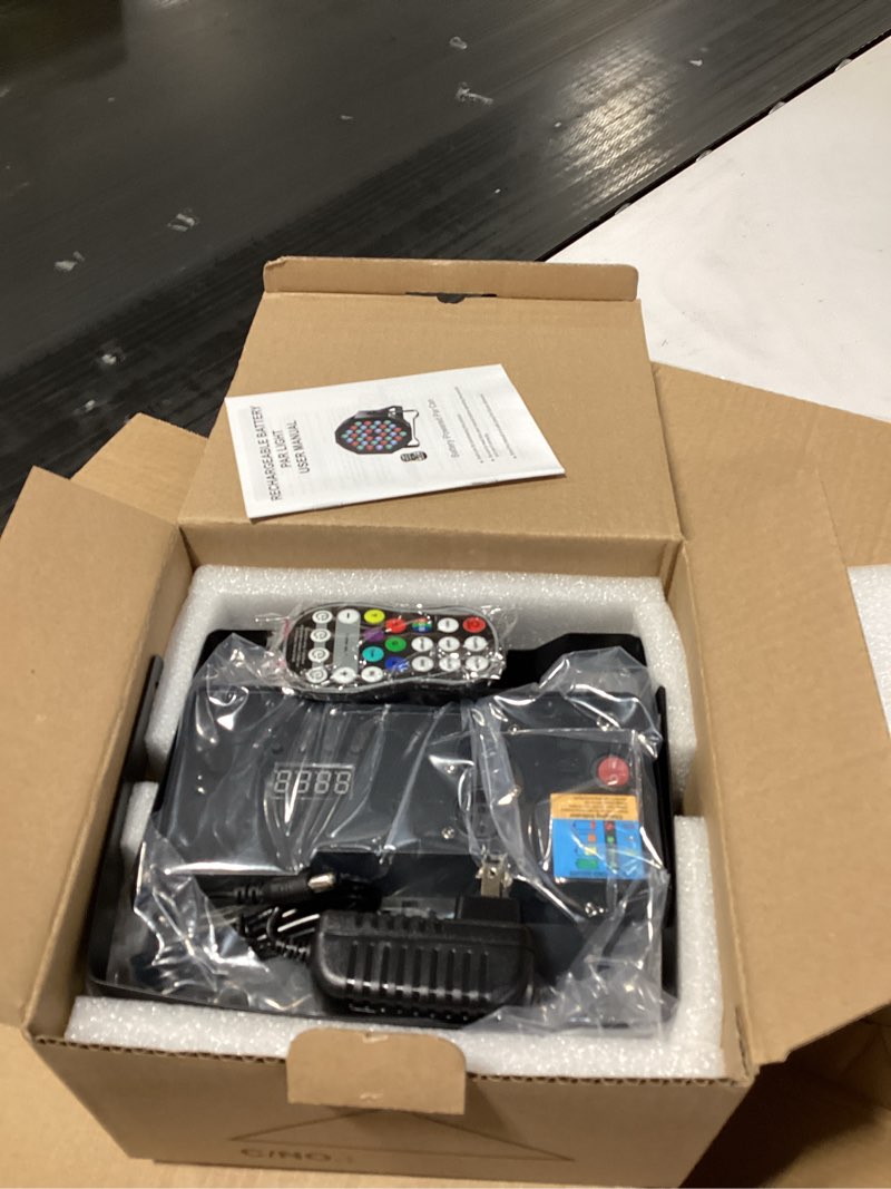 Condition photo showing Good Condition for Rechargeable Par Can Lights U`King Wireless LED Uplights Battery Powered Uplighting RGB 36W Stage Lighting for Events DJ Disco Wedding Party - 4 Pack 36 LED-4 Pack