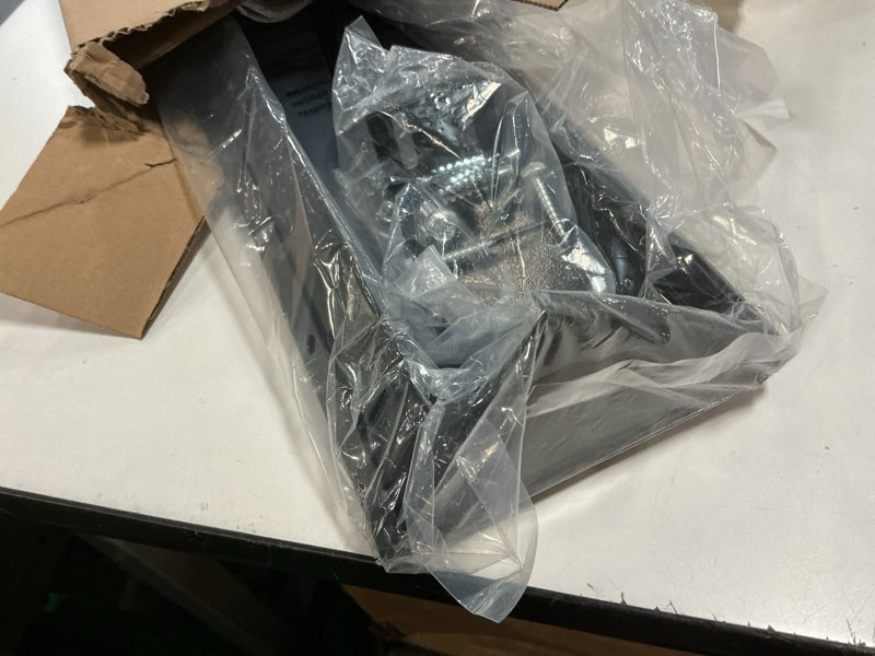 Condition photo showing As Is for Stanbroil Adjustable Fireplace Hood 28.5 to 48" Accessory, Black Powder Coat Fireplace Hood Heat Shield