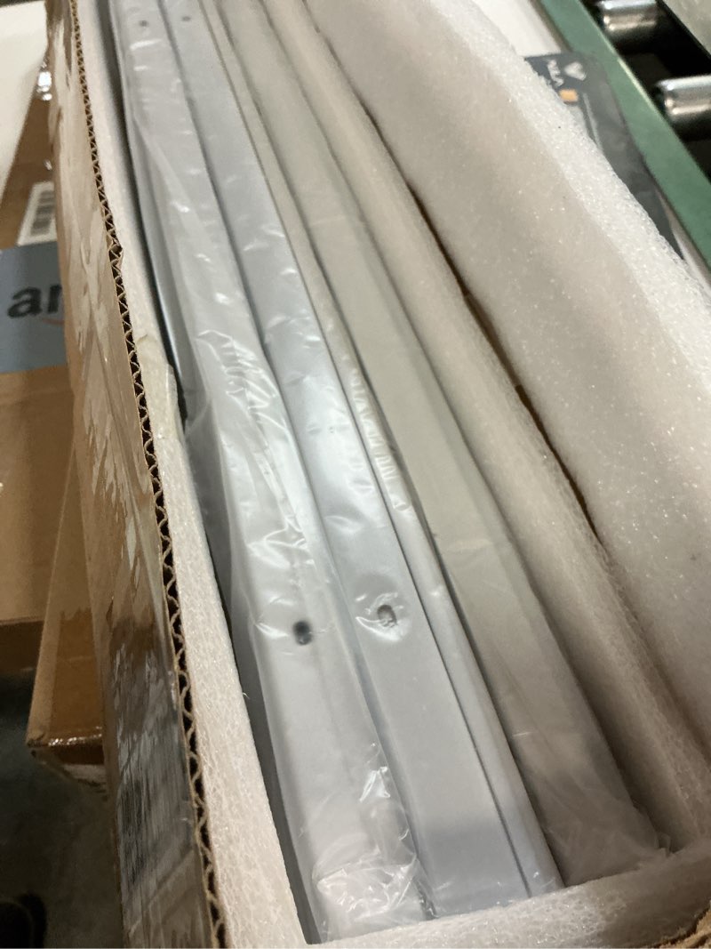 Condition photo showing New/Like New for Aluminum Flexible Ceiling Curtain Track – 3ft-6.6ft / 2m Bendable Wall/Ceiling Mount Rail, Smooth Glide System for Bay Windows, RVs, Room Dividers, Showers – Easy Install & Custom Fit ['White'] ['3ft-6.6ft']