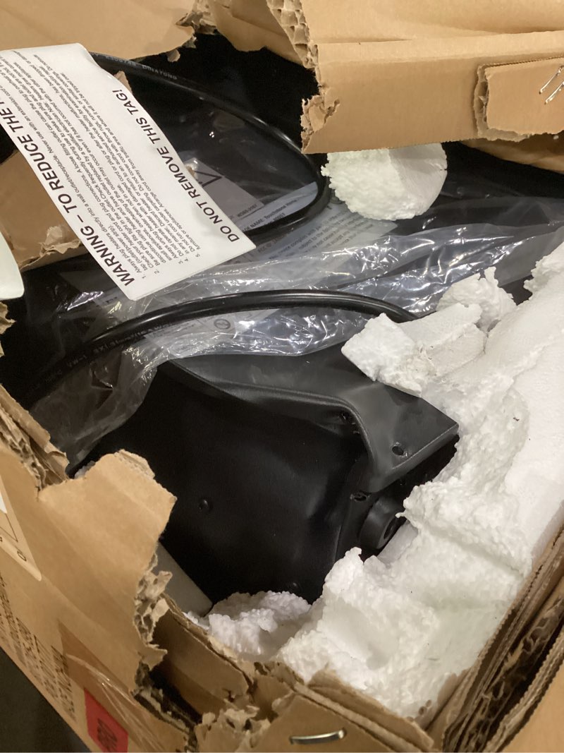 Condition photo showing As Is for Touchstone Sideline Elite Pro 50" Smart Electric Fireplace- Wall-Mount/Recessed Installation- 6 Realistic Flame Colors- 13-Color Down Lighting- Crackle Sound- 1,500W Heater