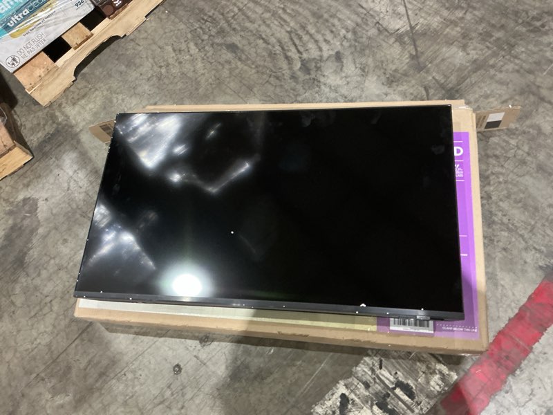 Condition photo showing As Is for samsung 43-inch class crystal uhd u8000f 4k smart tv (2025 model) endless free content, crystal processor 4k, metalstream design, knox security, alexa built-in 43-inch tv only