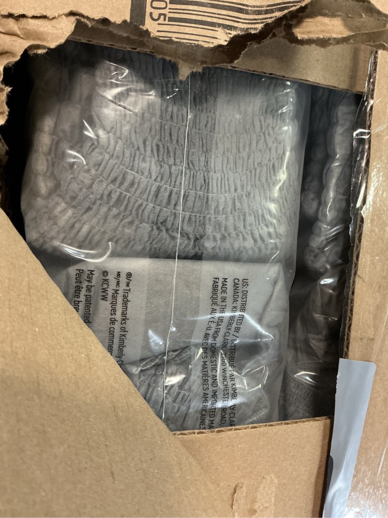 Condition photo showing New/Like New for Depend Fresh Protection Adult Diapers, Incontinence Underwear for Men, Disposable, Maximum, Extra-Extra-Large, Grey, 44 Count (2 Packs of 22), Packaging May Vary