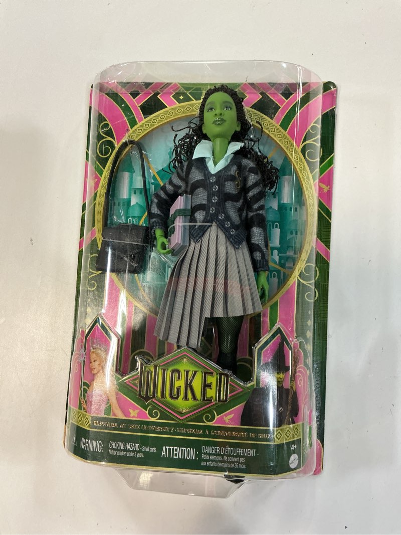 Condition photo showing New/Like New for madame morrible fashion doll, wicked: removable outfits & accessories