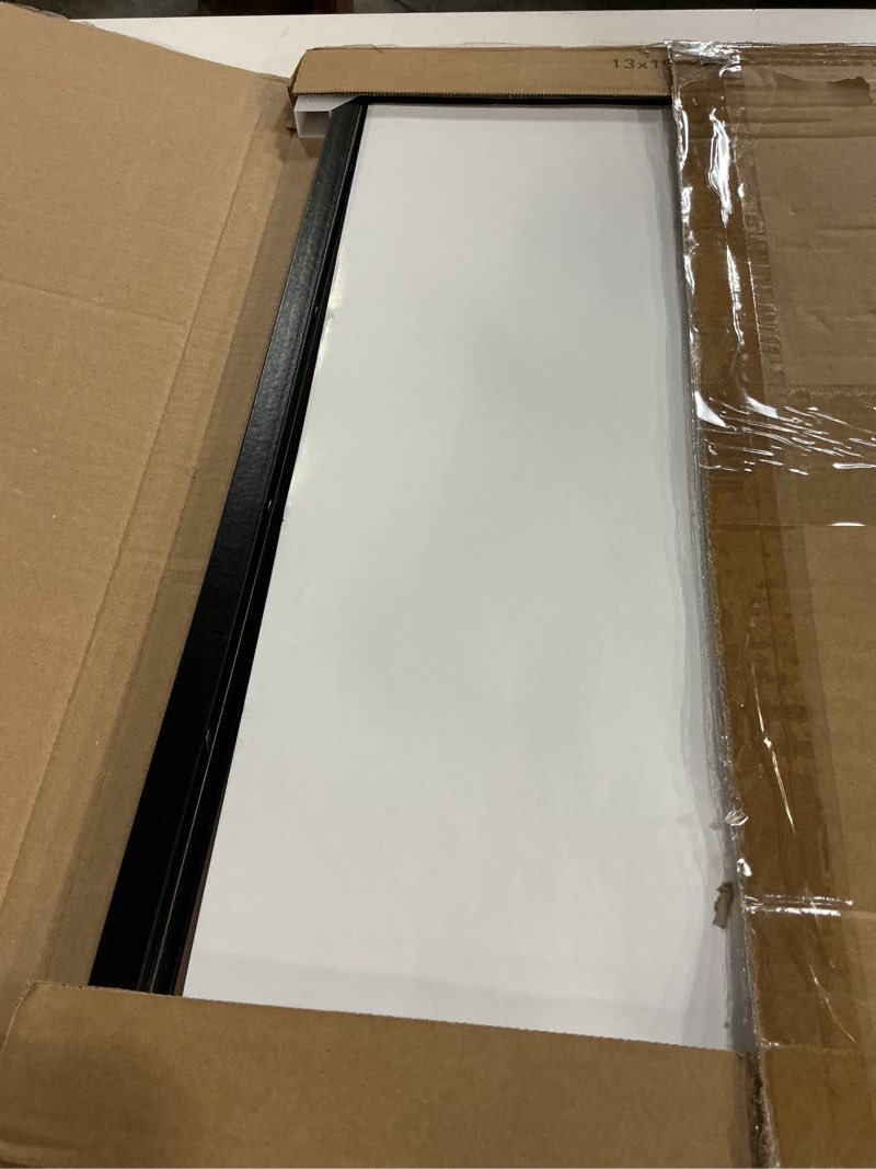 Condition photo showing As Is for americanflat 13x19 picture frame with shatter-resistant glass - signature collection - gallery-style frames made of engineered wood - photo frame for wall display - black 13x19 black