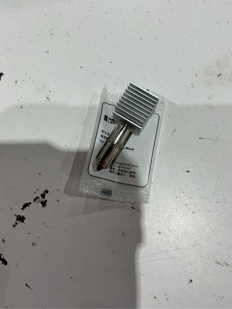 Condition photo showing As Is for bamboo lab a1 mini,a1 stainless steel hotend kit with 0.2mm nozzle, all metal extruder hot end, heating block replacement a1 hotend 0.2mm stainless