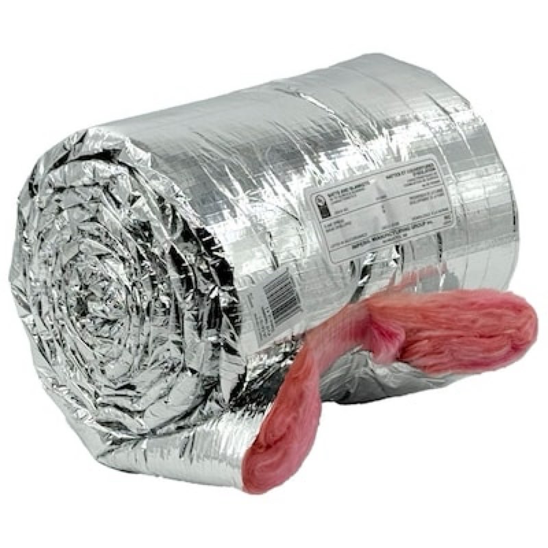 IMPERIAL 2-in x 5-ft Fiberglass Tee Pipe wrap insulation for 6-in Pipe