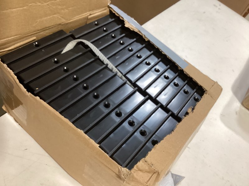 Condition photo showing Good Condition for goovilla 4x4 post caps black(actual 3.5" x 3.5"), 24 pack fence post caps with 48 screws and easy installation, sturdy waterproof plastic deck post caps with frosted finishing touch, protect wood post 4*4" 24 pack black