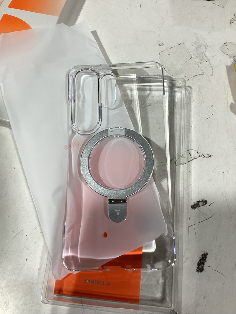 Condition photo showing New/Like New for torras ultra slim for samsung galaxy s26 ultra case clear with magnetic stand, [never yellow] [fit for magsafe] [open-edge]frameless thin minimalist for s26 ultra case with kickstand, hard protection clear galaxy s26 ultra 6.9"