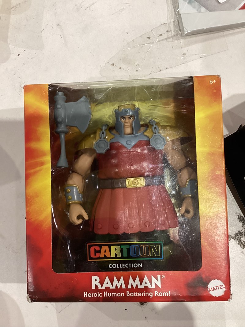Condition photo showing New/Like New for Masters of The Universe Origins Action Figure Deluxe Ram Man 200X Cartoon Collection, 5.5-inch 1980s TV Human Battering Hero, Detailed Design