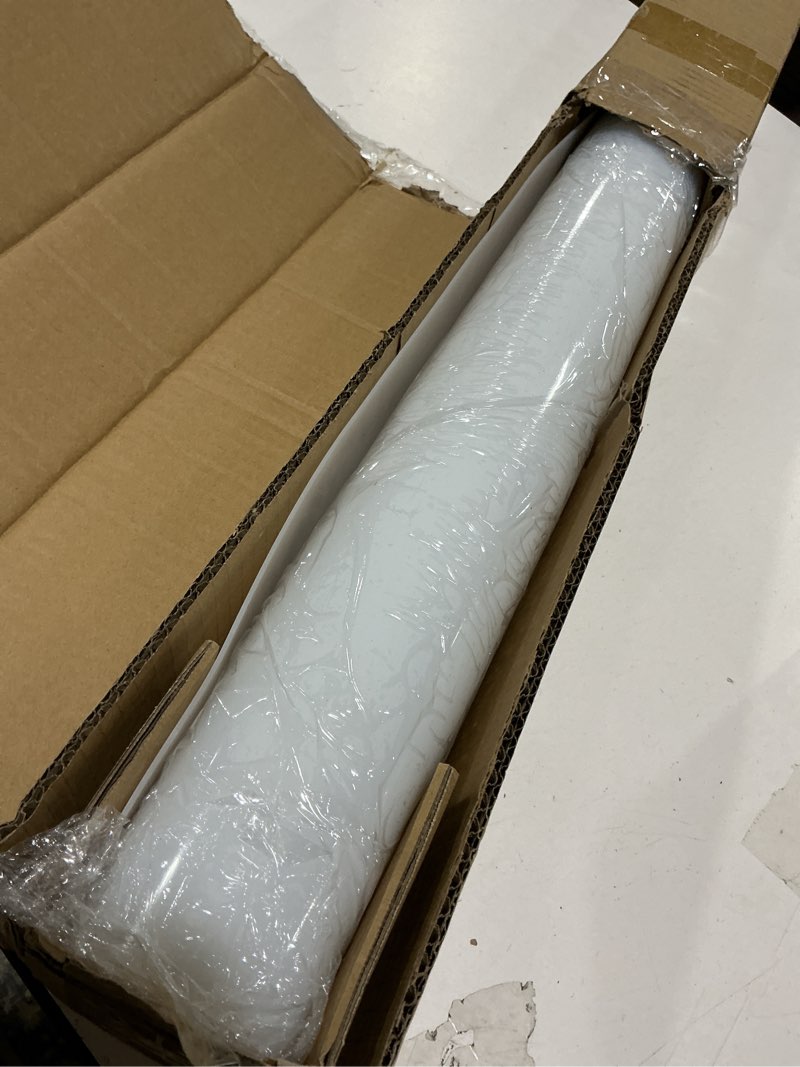 Condition photo showing Good Condition for extra large silicone mat, 96”x36” heat resistant mats for countertop, cuttable waterproof kitchen counter mat, multipurpose countertop protector mat, silicone mats for kitchen counter (translucent) 36"l x 96"w translucent