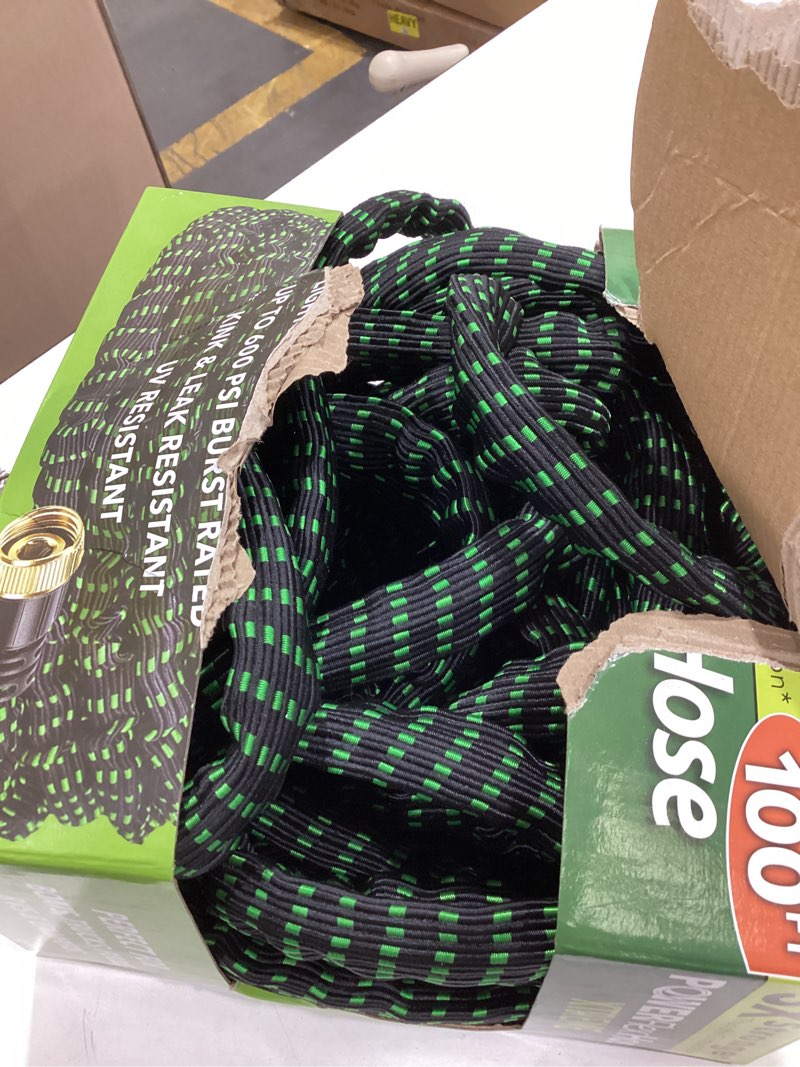 Condition photo showing Good Condition for flex-able hose xtreme 1-in x 100-ft kink free woven green hose
