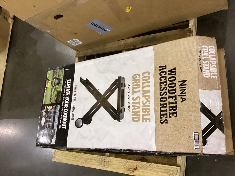 Ninja XSKSTAND Woodfire Collapsible Outdoor Grill Stand, Compatible with Ninja Woodfire Grills (OG70