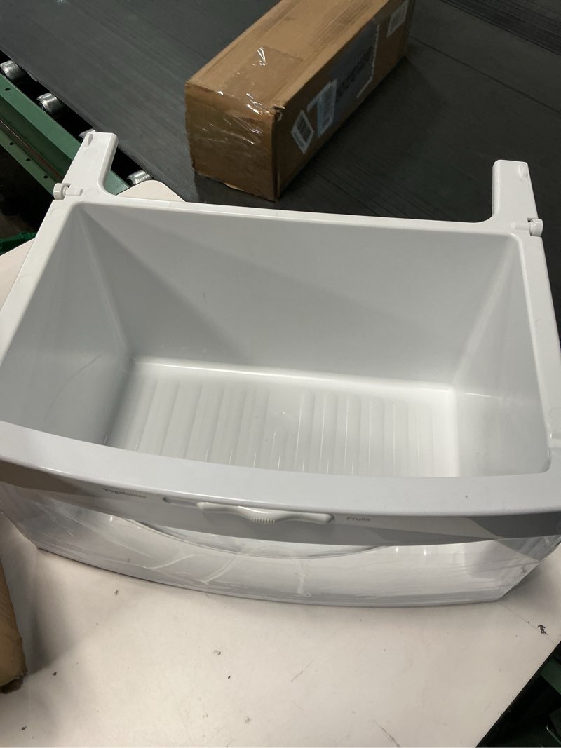 Condition photo showing Good Condition for Similar Large Fridge Drawer 14in-20in Upgradation Refrigerator Undershelf Drawer, Extra-Deep Storage Deli Meat, Cheese, Eggs, Fruit, Vegetable Clear Extra-Deep Drawer