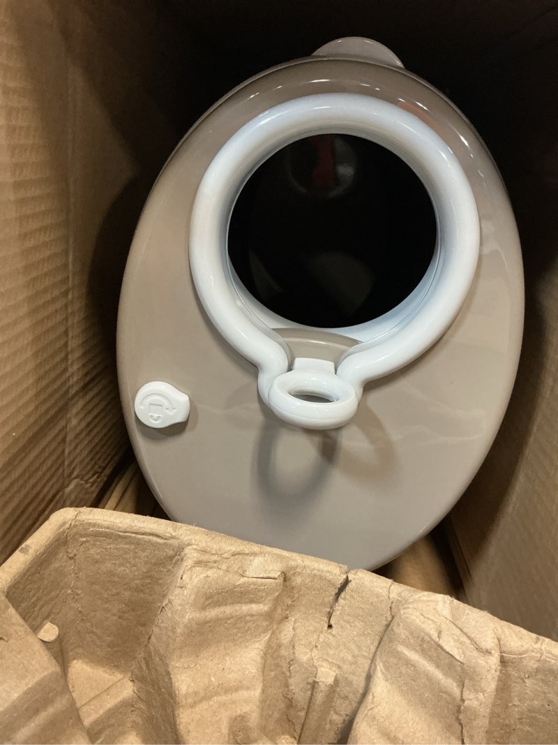 Condition photo showing Good Condition for ubbi stainless steel diaper pail, odor locking, no special bag required, award-winning, registry must-have, taupe