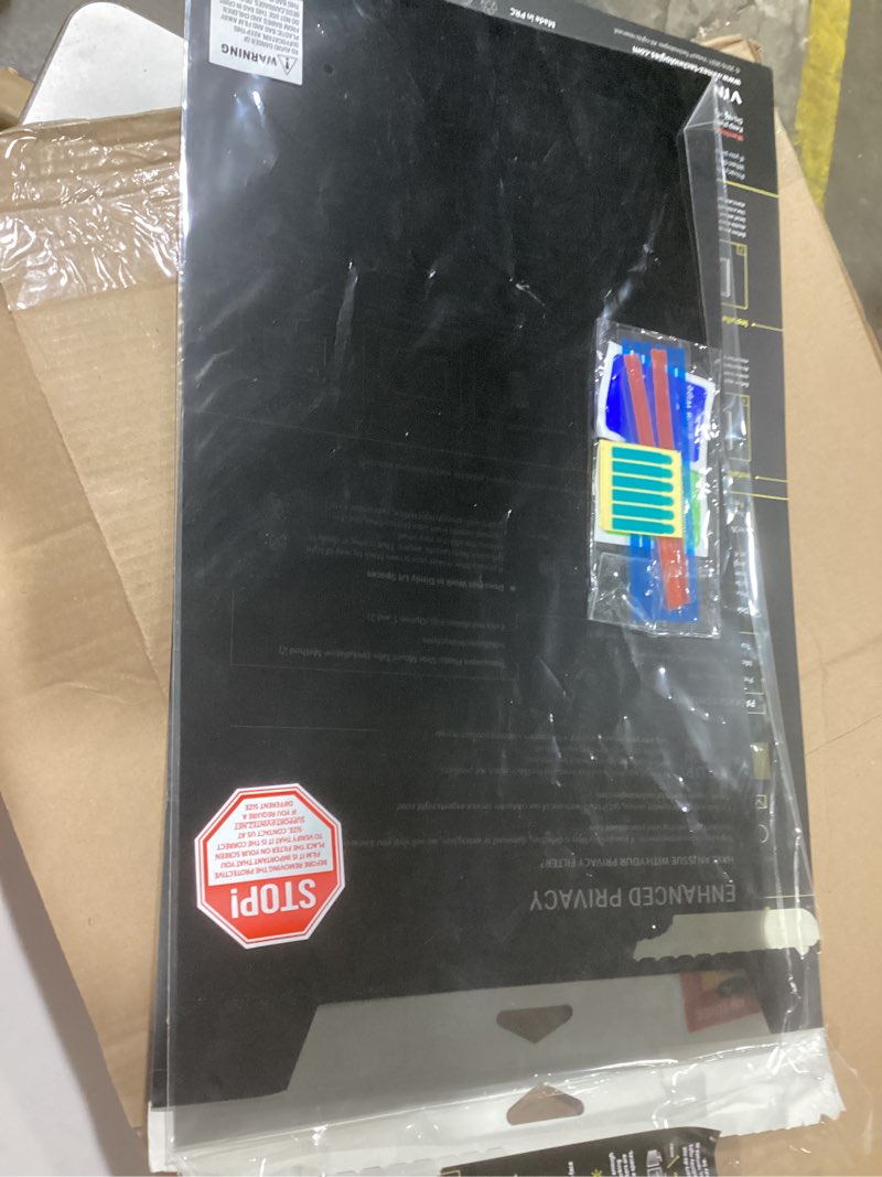 Condition photo showing As Is for VINTEZ 27 Inch 16:9 Privacy Screen for Computer Monitor and Laptop - Anti Glare Protector Film Blue Light Filter Eye Protection - Computer Screen Privacy Shield, [1 Pack] 1 pack 27" DIAGONAL (16:9)