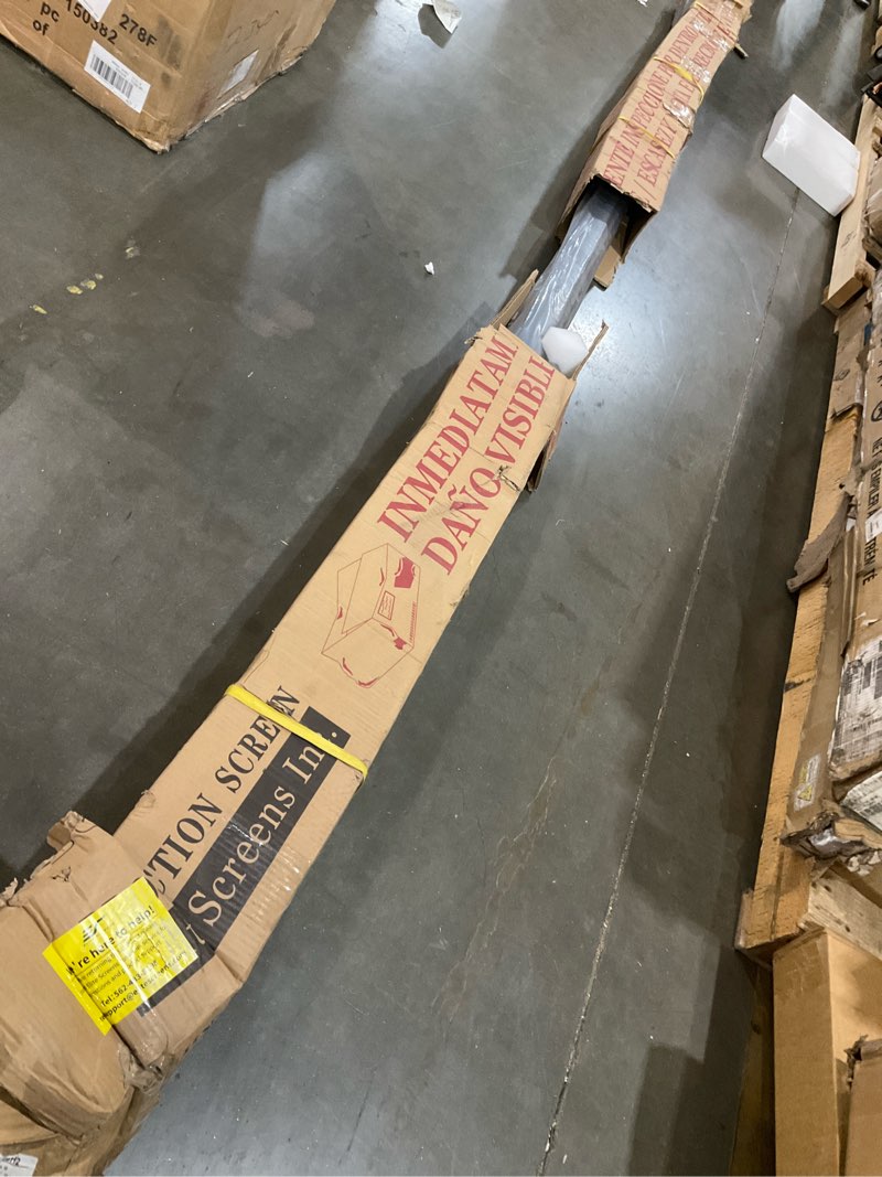 Condition photo showing As Is for screen projector