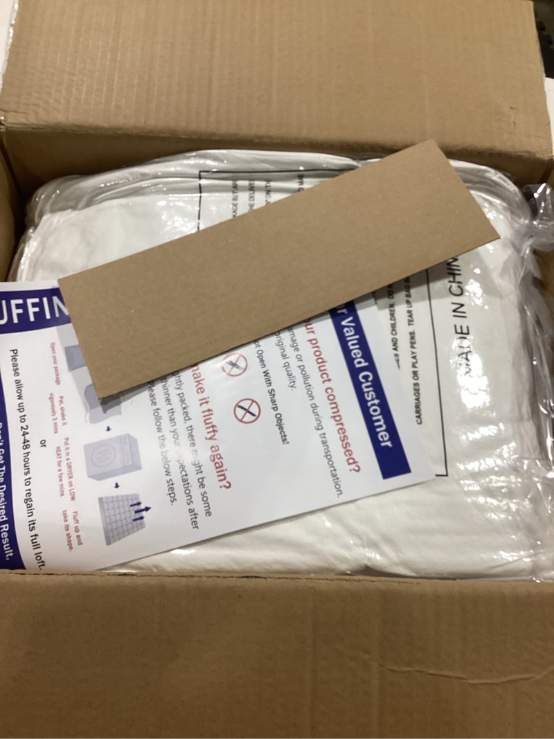 Condition photo showing New/Like New for coonp queen mattress topper, extra thick pillowtop, cooling and plush mattress pad cover cotton top bed topper protector with 8-21 inch deep pocket