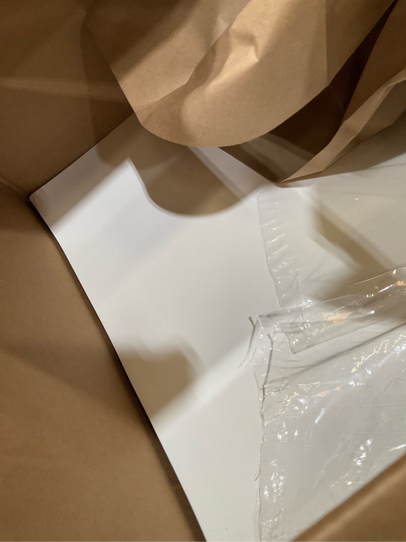 Condition photo showing Good Condition for tuxiya 100 pack white poster board,22" x 28" white poster paper bulk,250gsm/92lb heavy-weight blank poster board for arts,craft,projects presentations,drawing scrapbooking 100p