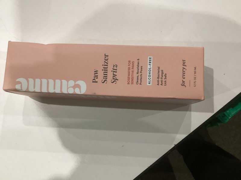 Condition photo showing New/Like New for Dog Paw Cleaner - 5.1 Fl Oz of Alcohol Free Paw Cleansing Spray - Made with Rosewater, Aloe, Copaiba Oil, and Lemongrass Oil to Nourish and Clean Paws - Made in The USA