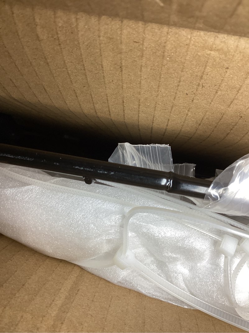 Condition photo showing New/Like New for Amazon Basics Adjustable Dog Car Barrier for Vehicles, 59.72 x 5.20 x 16.46 in, Black 16-inch Black