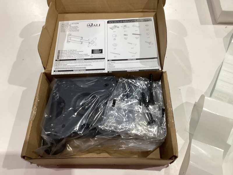 Condition photo showing New/Like New for WALI Mount for Echo Show 21, Echo Show 15, Adjustable Wall Mounting Bracket with Heavy Duty 15” Extension Arm, Rotate Tilt Swivel for Echo Show 21, Echo Show 15, Holds up to 33lbs, Black Black Wall Mount