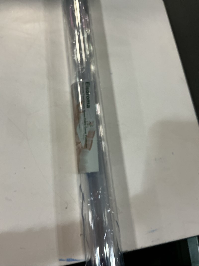 Condition photo showing Good Condition for 36 x 54 Inch Clear Table Cover Protector, 2mm Thick Clear Table Protector for Dining Room Table, Plastic Table Cover, Waterproof Table Pad for Kitchen, Office Clear 2mm 36" x 54"