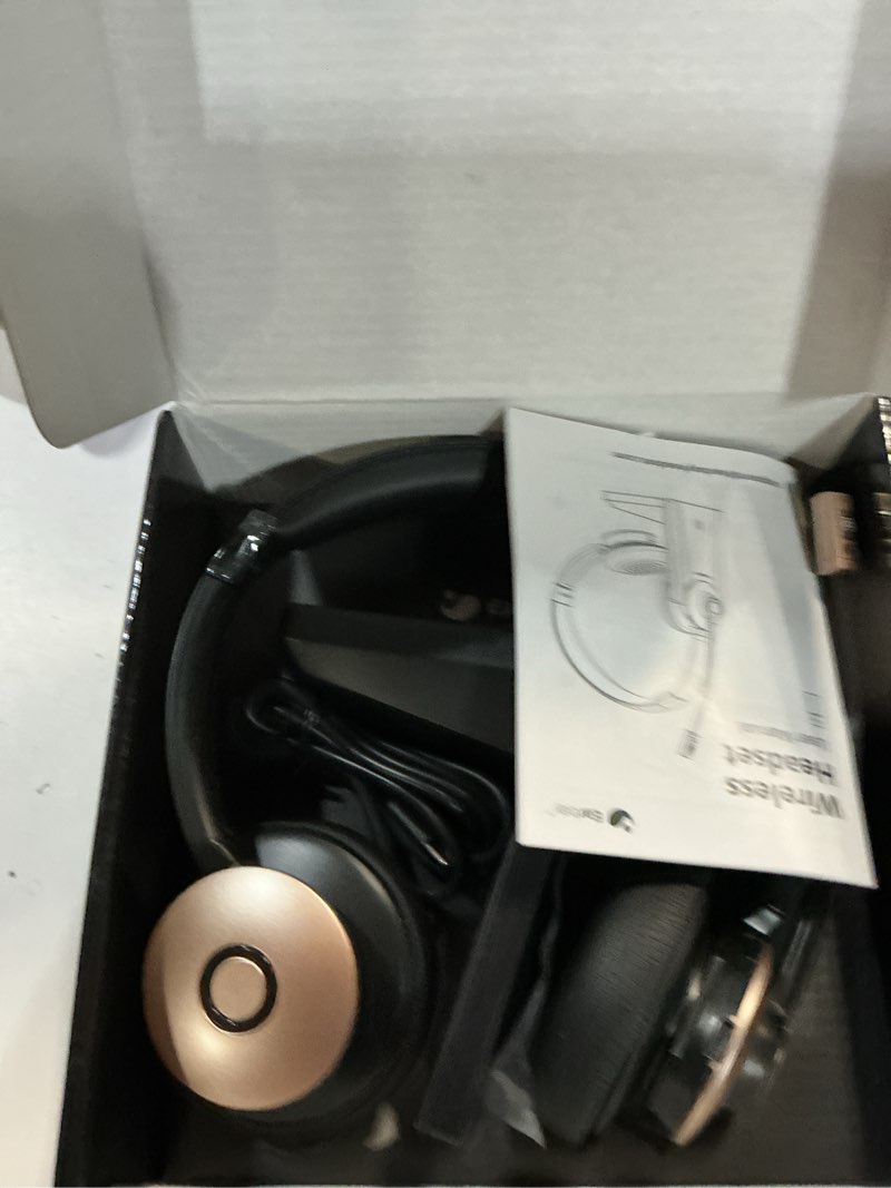 Condition photo showing Good Condition for Earbay Wireless Headset - Bluetooth Headphones with Microphone Noise Canceling & Mute, Bluetooth Headset with USB Dongle/Charge Dock for PC Computer Cell Phone Work Office Meetings Call Teams GOLD