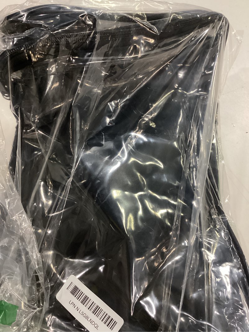 Condition photo showing Good Condition for Large Clear Travel Packing Cube/See-Through PVC Organizer for Suitcase/Multipurpose Pouch w/Handle/Dress Shirts, Pants, Cashmere, Sweaters & Seasonal Linen Storage Protection (Black)