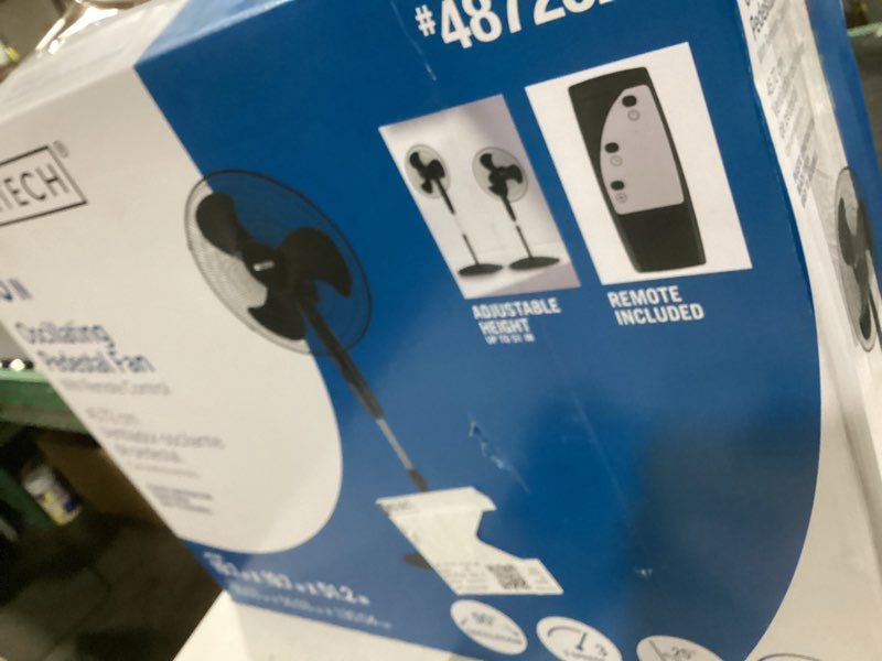 Condition photo showing As Is for utilitech 18in digital stand fan